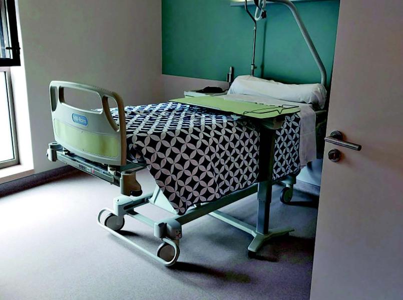 Chambre de l'hôpital de Saint-Cloud de l'Institut Curie