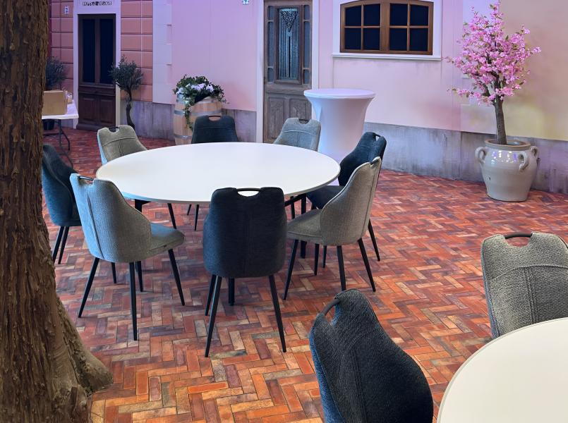 Salle événementielle avec sol taralay premium