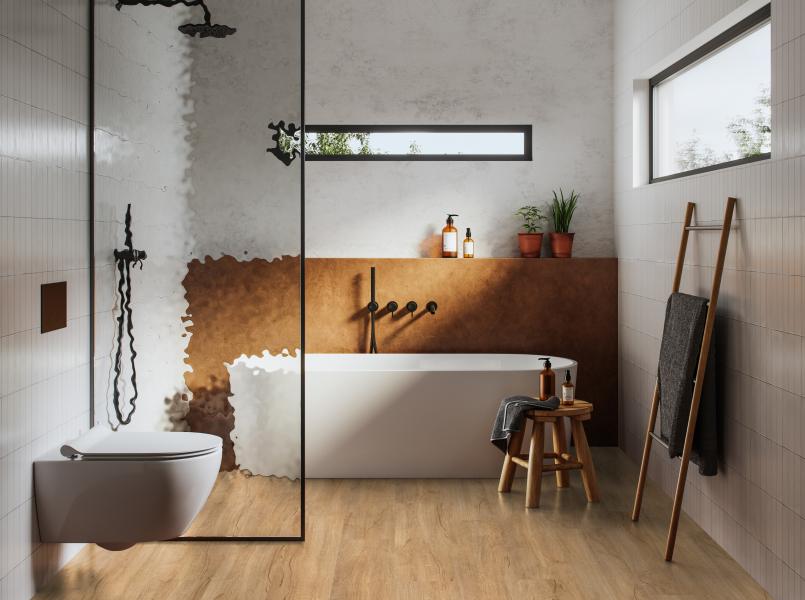 salle de bain sol zen
