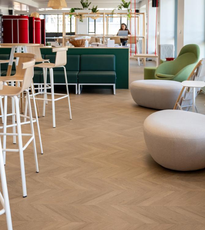 sol bureaux chevrons