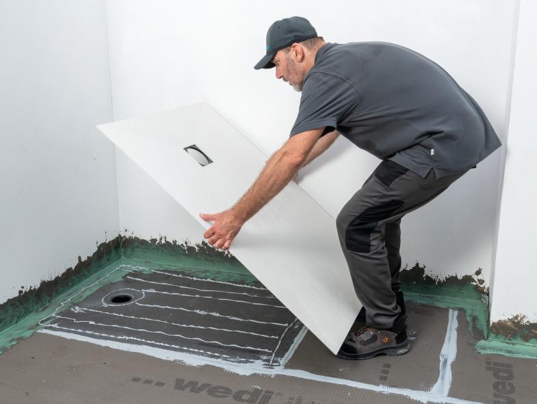 pose revetement wedi