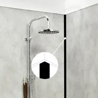 Aluminium internal angle black - Colour Scan