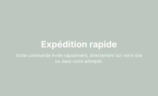 Livraison rapide